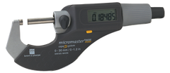 1 - 2" / 25 - 50mm Measuring Range - .0002 Accur. - Friction Thimble - Carbide Face - Micromaster Electronic Outside Micrometer - First Tool & Supply