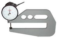 #DG10-16 - 0 - .050'' Range - .001" Graduation - 2'' Throat Depth - Dial Thickness Gage - First Tool & Supply