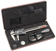 #S766AZ - Electroic Tool Set - Includes 0-6" Electronic Slide Caliper and 0-1" Electronic Outside Micrometer - First Tool & Supply