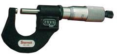 #T216XRL-1 - 0 - 1'' Measuring Range - .0001 Graduation - Ratchet Thimble - Carbide Face - Digital Outside Micrometer - First Tool & Supply