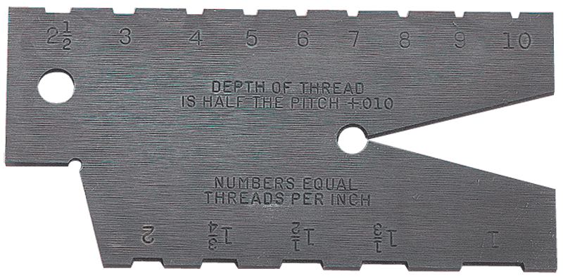 #284 - 1 to 10 Pitch - 29° Acme Screw Thread Gage - First Tool & Supply