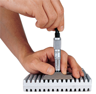 #449AZ6R - 0 - 6'' Measuring Range - Ratchet Thimble - Depth Micrometer - First Tool & Supply