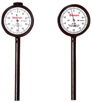 #650A1Z - 0-100 Dial Reading - Back Plunger Dial Indicator w/ 3 Pts & Deep Hole Attachment & Accessories - First Tool & Supply
