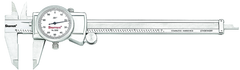 #3202-6 -  0 - 6" Stainless Steel Dial Caliper with .001" Graduation - First Tool & Supply