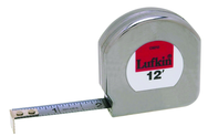 #C9212 - 1/2" x 12' - Chrome Clad Mezurall Measuring Tape - First Tool & Supply