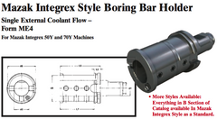 Mazak Integrex Style Boring Bar Holder (Single External Coolant Flow Ð Form ME4) - Part #: CNC86 M54.6050 - First Tool & Supply