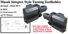 Mazak Integrex Style Turning Toolholder (Inverted Ð Form MC4 Left Hand) - Part #: CNC86 M34.5025L (Bottom) - First Tool & Supply