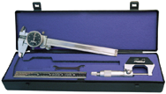 Kit Contains: 0-1" Micrometer; 6" Black Face Dial Caliper; 6" Flexible EZ Read 4R Rule; Protective Case - Machinist Universal Measuring Set - First Tool & Supply