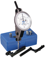 .060 Range - .0005 Graduation - Horizontal Dial Test Indicator w/ Accessories - First Tool & Supply