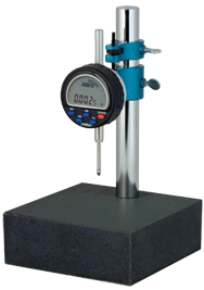 Kit Contains: Granite Base with .0005/.01mm Electronic Indicator - Granite Stand with Indi-X Blue Electronic Indicator - First Tool & Supply