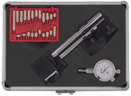 Kit Contains: Noga Mini Mag Base; AGD Group 1 Indicator; 22-Piece Contact Point Set In Aluminum Case - Mini Mag Set - First Tool & Supply