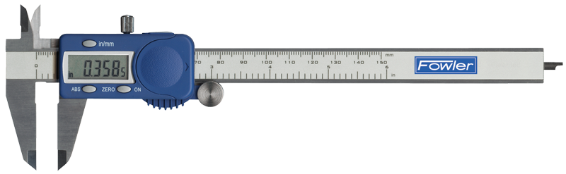 0 - 6" / 0 - 150mm Measuring Range (.0005" / .01mm Res.) - Xtra-Value Electronic Caliper - First Tool & Supply