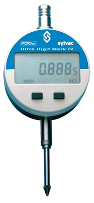 #54-520-260 - 0 - 1 / 0 - 25mm Measuring Range - .0005/.01mm Resolution - 64th Inch / Metric / Fraction - INDI-XBlue Electronic Indicator - First Tool & Supply