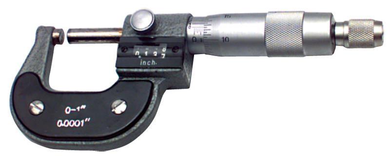 3 - 4'' Measuring Range - .0001 Graduation - Ratchet Thimble - Carbide Face - Digital Outsite Micrometer - First Tool & Supply