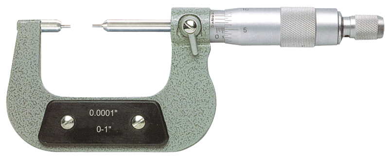 2 - 3'' Measuring Range - .0001 Graduation - Ratchet Thimble - Carbide Face - Spline Micrometer - First Tool & Supply