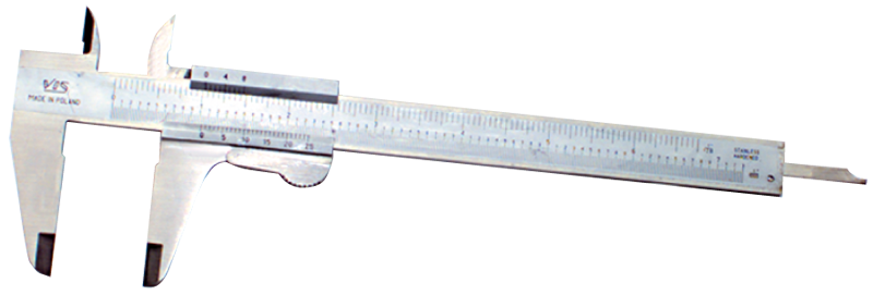 0 - 8'' Measuring Range (.001 / .02mm Grad.) - Vernier Caliper - First Tool & Supply