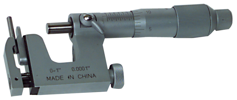 1 - 2'' Measuring Range - .0001 Graduation - Friction Thimble - Carbide Face - Mutli-Anvil Micrometer - First Tool & Supply