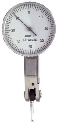 .008 Range - .0001 Graduation - Horizontal Dial Test Indicator - First Tool & Supply