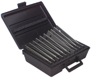 #Z9980B - 10 Piece Set - 1/8'' Thickness - 1/8'' Increments - 1/2 to 1-5/8'' - Parallel Set - First Tool & Supply