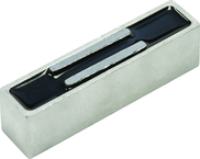 Multi-Purpose Two-Pole Ceramic Magnet - 1-1/4 x 4-1/2'' Bar; 75 lbs Holding Capacity - First Tool & Supply