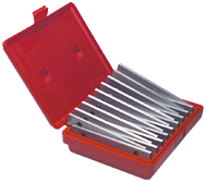 #TPS9 - 9 Piece Set - 1/4'' Thickness - 1/8'' Increments - 3/4 to 1-3/4'' - Parallel Set - First Tool & Supply