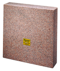 14 x 14 x 3" - Master Pink Five-Face Granite Master Square - A Grade - First Tool & Supply