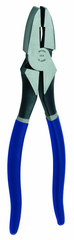 8-1/2" Linesmen Plier w/Side Cutters; Double-Dipped Plastic Handle - First Tool & Supply