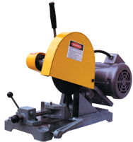Abrasive Cut-Off Saw-Floor Chain Vise - #K10SF-3; Takes 10" x 5/8 Hole Wheel (Not Included); 3HP; 3PH Motor - First Tool & Supply