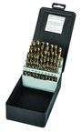 26 Pc. A - Z Letter Size Cobalt Bronze Oxide Jobber Drill Set - First Tool & Supply