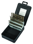 60 Pc. #1 - #60 Wire Gage Cobalt Bronze Oxide Jobber Drill Set - First Tool & Supply