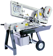 Horizontal/Vertical Bandsaw-Wet Cutting - #58BW; 9-1/2 x 11'' Capacity; 1/2HP; 1PH; 115V Motor - First Tool & Supply