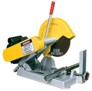 Abrasive Cut-Off Saw - #100020110; Takes 10" x 5/8 Hole Wheel (Not Included); 3HP; 1PH; 110V Motor - First Tool & Supply