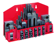 CK-58, Clamping Kit 52-pc with Tray foræ 3/4" T-slot - First Tool & Supply