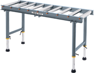 9-Roller Roller Table - #D2271--19" Wide x 65" Long - First Tool & Supply