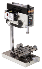 Mill Drill - 1JT Spindle - 3-1/2 x 8'' Table Size - 1/5HP; 1PH; 110V Motor - First Tool & Supply