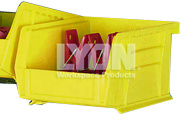 8-1/4'' x 14-3/4'' x 7'' - Yellow Large Plastic Bin - First Tool & Supply