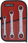 Proto® 3 Piece Ratcheting Box Wrench Set - 12 Point - First Tool & Supply