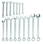 Proto® 16 Piece Satin Combination Wrench Set - 12 Point - First Tool & Supply