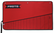 Proto® Red Canvas 17-Pocket Tool Roll - First Tool & Supply