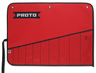 Proto® Red Canvas 10-Pocket Tool Roll - First Tool & Supply