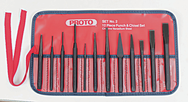 Proto® 12 Piece Punch & Chisel Set - First Tool & Supply