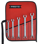 Proto® 5 Piece Metric Double End Flare Nut Wrench Set - 6 Point - First Tool & Supply