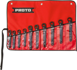 Proto® 10 Piece Metric Ratcheting Flare Nut Wrench Set - First Tool & Supply