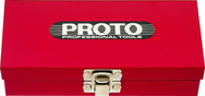 Proto® Tool Box, Red, 11-9/16" W x 11-1/8" D x 1-5/8" H - First Tool & Supply