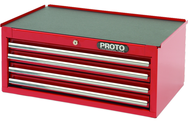 Proto® 440SS Intermediate Chest - 4 Drawer, Red - First Tool & Supply