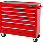 Proto® 440SS 41" Workstation - 6 Drawer, Red - First Tool & Supply