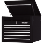 Proto® 450HS 34" Top Chest - 6 Drawer, Black - First Tool & Supply