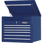 Proto® 450HS 34" Top Chest - 6 Drawer, Blue - First Tool & Supply