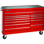 Proto® 450HS 66" Workstation - 12 Drawer, Red - First Tool & Supply