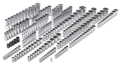 Proto® 1/4", 3/8", & 1/2" Drive 205 Piece Socket Set- 6, 8, and 12 Point - First Tool & Supply